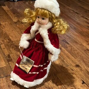 Heritage Mint Collection Doll in Red and White